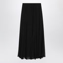 Chloé Black silk muslin maxi skirt