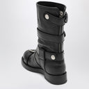 Dolce & Gabbana Dolce&Gabbana Black leather boots with straps