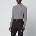 Tagliatore Beige wool turtleneck sweater