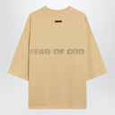 Жёлтая оверсайз футболка FU Fear of God