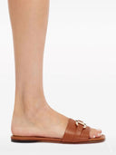 Ferragamo 40mm Gancini-buckle Leather Slides - Allure Absolue