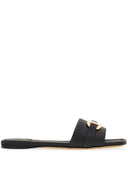 Ferragamo Gancini-plaque leather slides - Allure Absolue