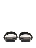 Ferragamo Gancini-plaque leather slides - Allure Absolue