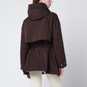 HERNO Short Laminar coffee-colored parka