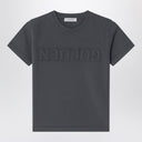 Golden Goose Anthracite grey t-shirt with logo