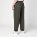 Golden Goose Dark green cotton-blend trousers