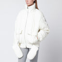 Golden Goose White nylon zip jacket