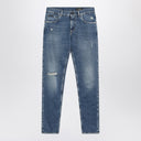 Dolce & Gabbana Dolce&Gabbana Faded-effect slim blue jeans