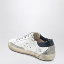 Golden Goose Super-Star sneakers in white/navy blue