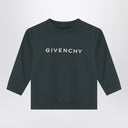 Givenchy Dark green sweatshirt with logo