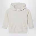 Givenchy Cream ribbed hoodie