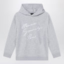 Sudadera gris con capucha de Givenchy con logo bordado
