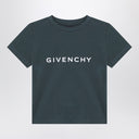 Camiseta verde oscuro de Givenchy con logotipo