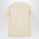 Jil Sander Ivory silk blend shirt jacket