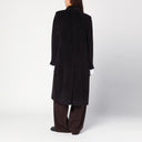 Tagliatore Brown alpaca-blend belted coat