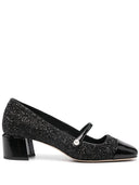 Jimmy Choo Elisa 45 Leather Glitter Pumps - Allure Absolue