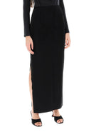 Norma Kamali long skirt in poly lycra Norma Kamali
