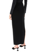 Norma Kamali long skirt in poly lycra Norma Kamali