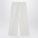 Brunello Cucinelli White cotton trousers
