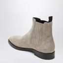 Brunello Cucinelli Light beige suede Chelsea boots