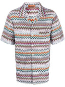 Missoni chevron-knit cotton shirt - Allure Absolue