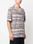 Missoni chevron-knit cotton shirt - Allure Absolue