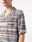 Missoni chevron-knit cotton shirt - Allure Absolue