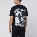 Camiseta ajustada Off White Off-White™ negra con cinta Cupid