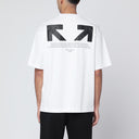Off White Off-White™ Camiseta blanca con logotipo de flecha de skate
