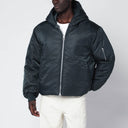 OAMC Dark green nylon zip-up bomber