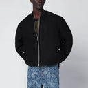 OAMC Black wool-blend bomber