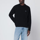 Maison Kitsuné Black wool sweater