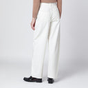 Maison Kitsuné White cotton trousers