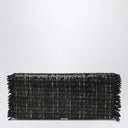 ROGER VIVIER Black Pilgrim clutch bag with micro sequins