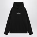 Maison Margiela Black hoodie with reversed logo