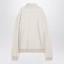Maison Margiela Distressed-effect ecru sweatshirt