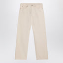 Maison Margiela Ecru cotton trousers
