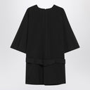 MM6 Maison Margiela Black wool-blend mini dress
