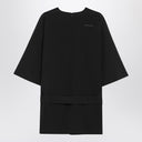 MM6 Maison Margiela Black wool-blend mini dress