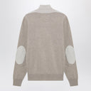 Maison Margiela Two-tone wool turtleneck sweater