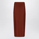 LouLou De Saison Samos Lds burgundy pencil skirt