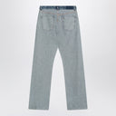 MM6 Maison Margiela Two-tone washed jeans