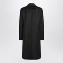 MM6 Maison Margiela Black wool-blend coat
