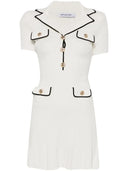 Self-Portrait ribbed-knit mini dress - Allure Absolue