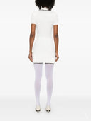 Self-Portrait ribbed-knit mini dress - Allure Absolue