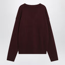 Ami Paris Cherry-coloured wool and cashmere sweater Ami De Coeur