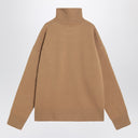 Ami Paris Camel Ami De Coeur turtleneck sweater