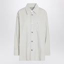 Ami Paris Ivory corduroy shirt