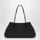 The Row Black Alger shoulder bag in leather